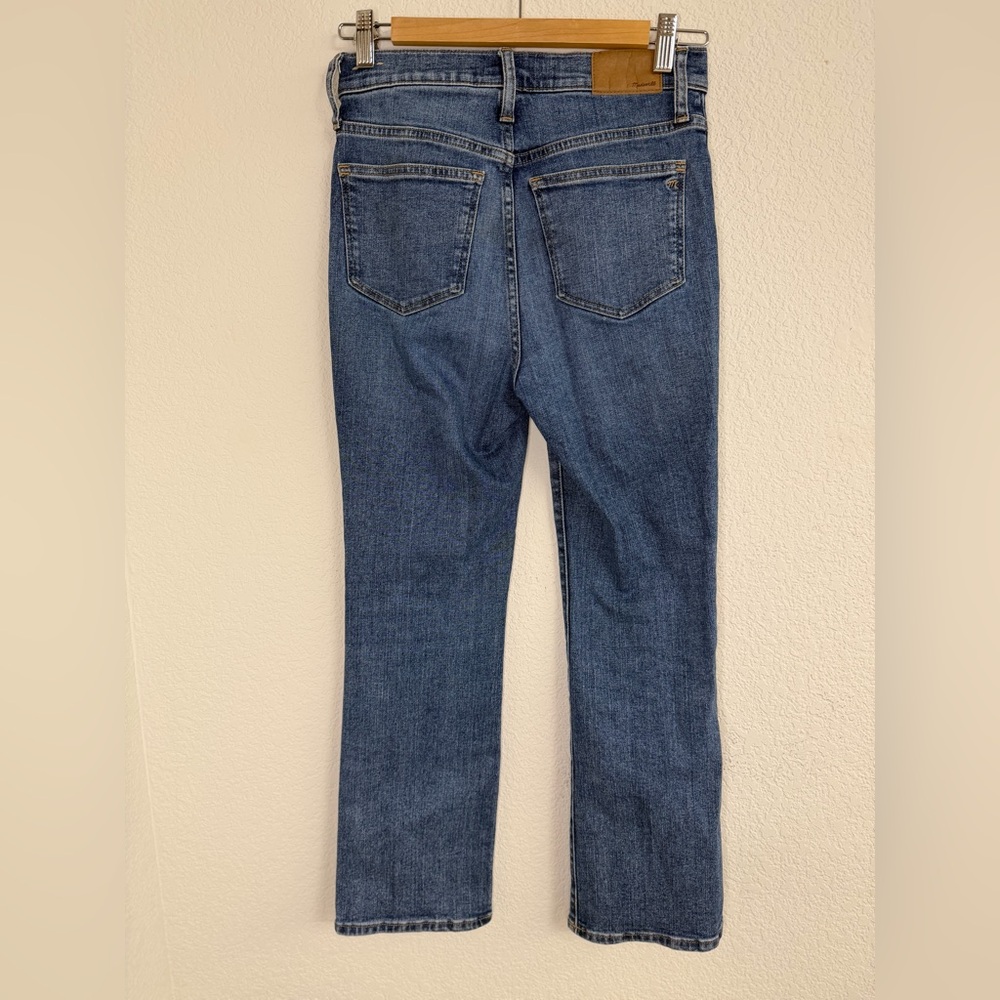 Madewell Cali-Demi Boot Jeans in Bodney Wash High Rise Blue Denim Size 25 - Picture 6 of 12